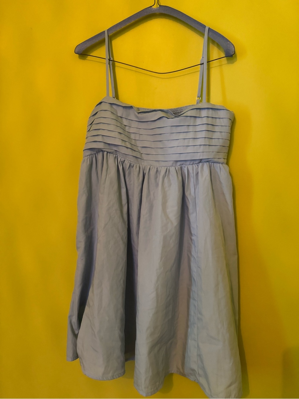 Francesca’s Light Blue Spaghetti Strap coastal Sundress